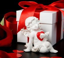 w walentynki ręka anioła