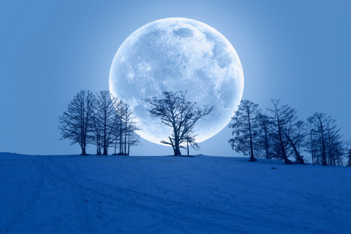 Pełnia Księżyca luty 2025