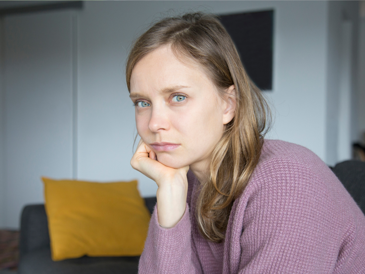 rozczarowana kobieta