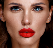 Odciśnij swoje usta na kartce