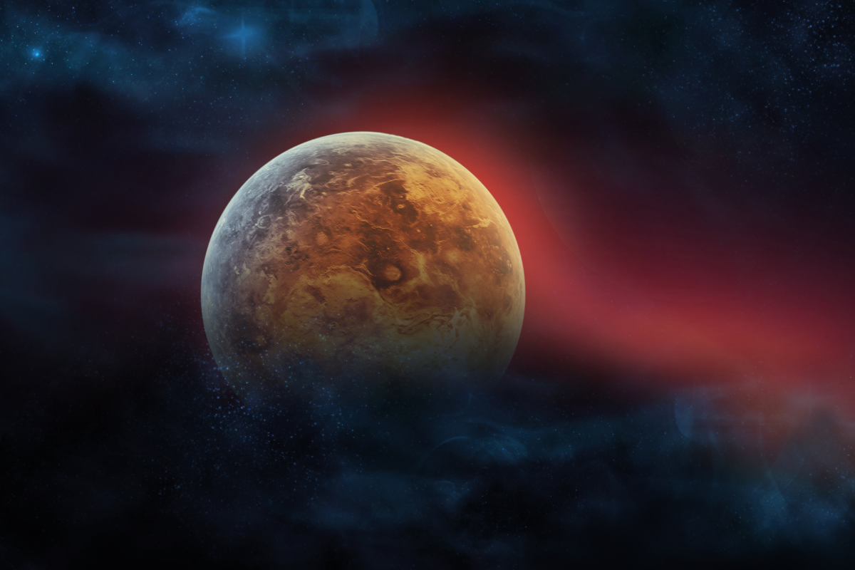 Wenus w koniunkcji dolnej 23 marca 2025