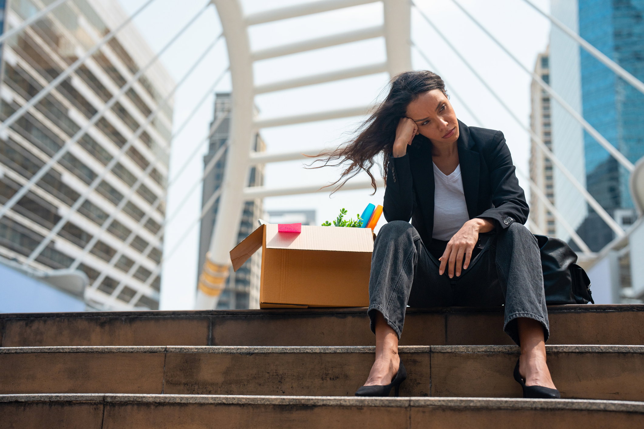 kobieta wyrzucona z pracy