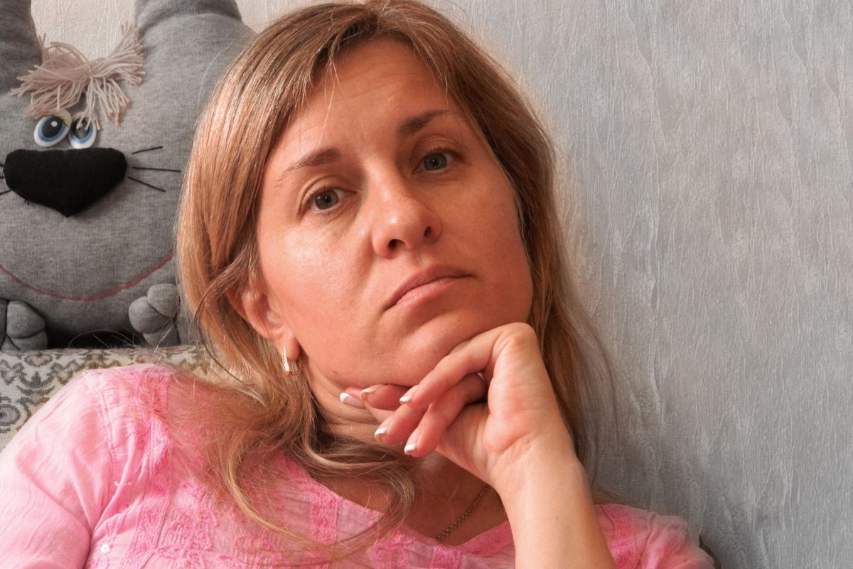 zmęczona kobieta po 40