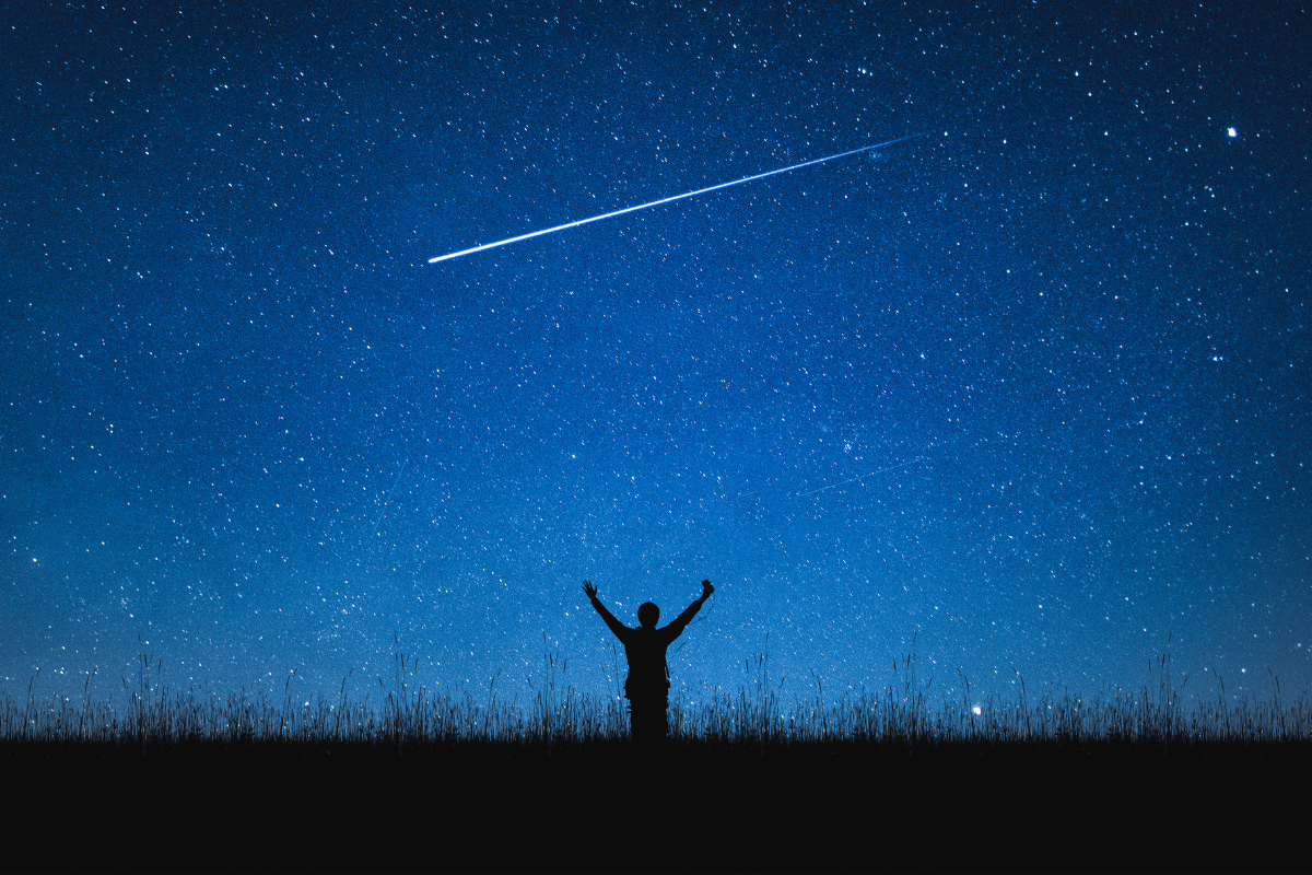 Spadające gwiazdy w kwietniu 2025