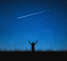 Spadające gwiazdy w kwietniu 2025