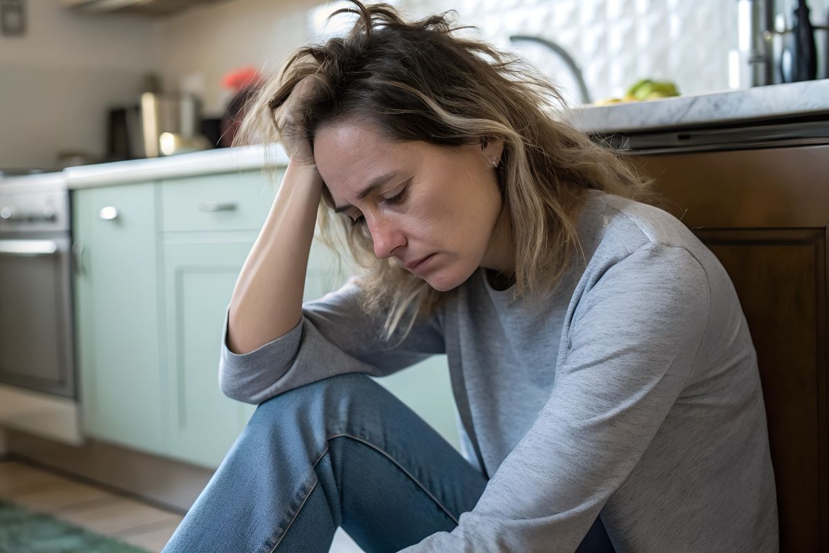 załamana kobieta w Wielkanoc poznaje kochankę męża