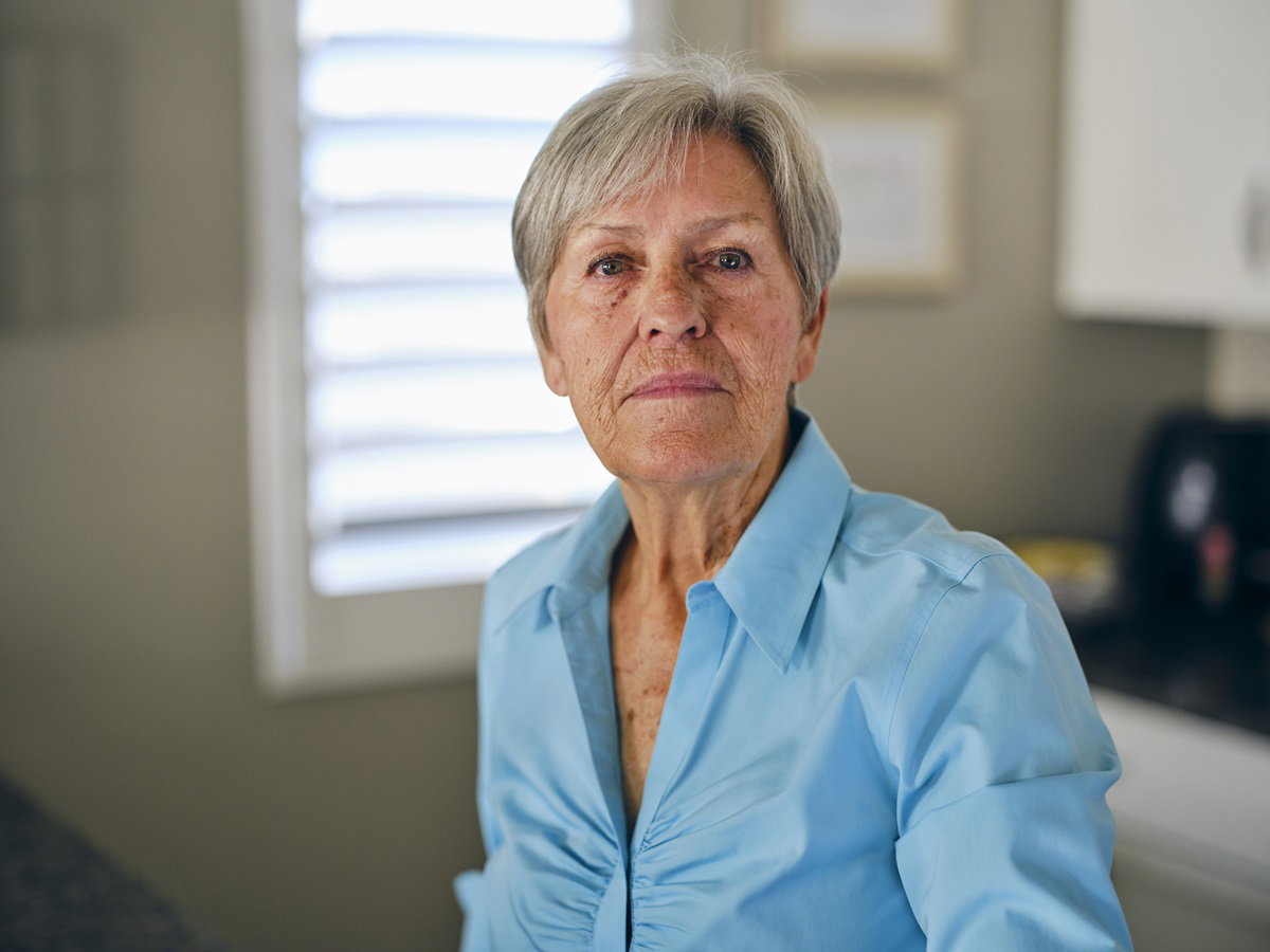 Senior Aged Woman Living Alone