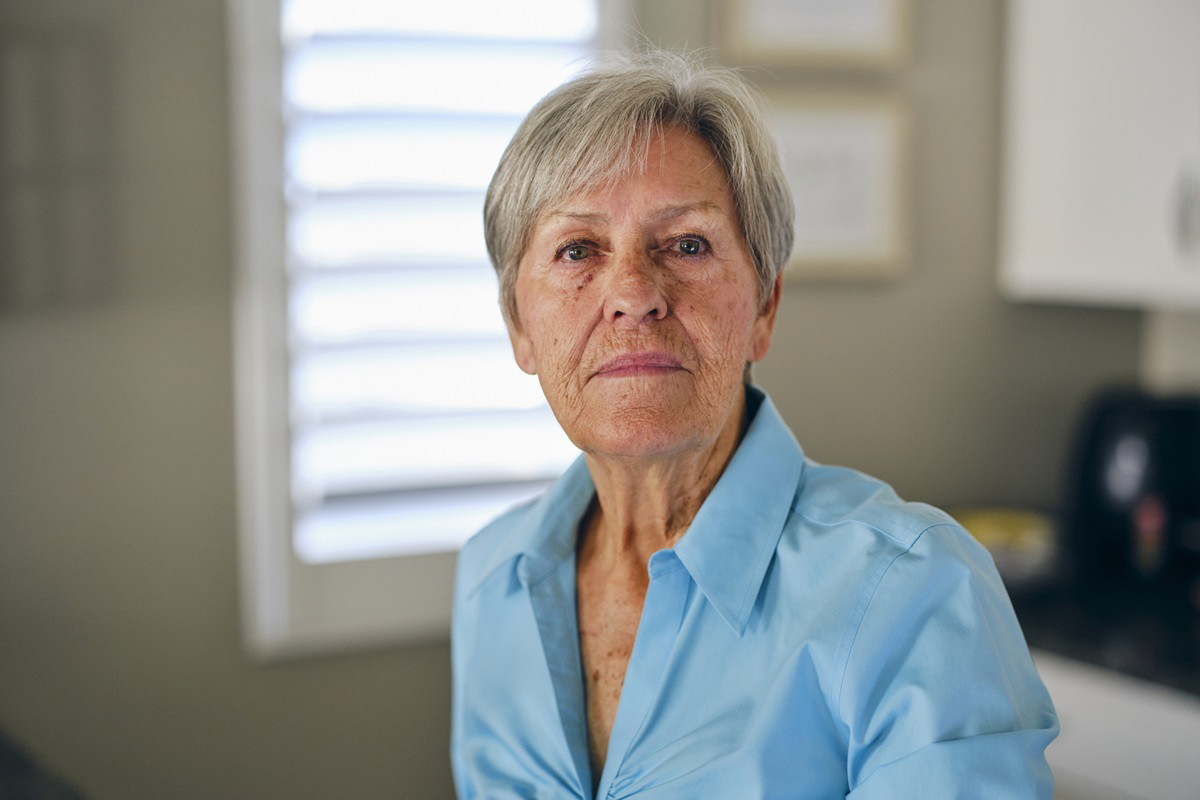 Senior Aged Woman Living Alone