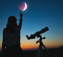 Pierwsza kwadra Księżyca 5 kwietnia 2025