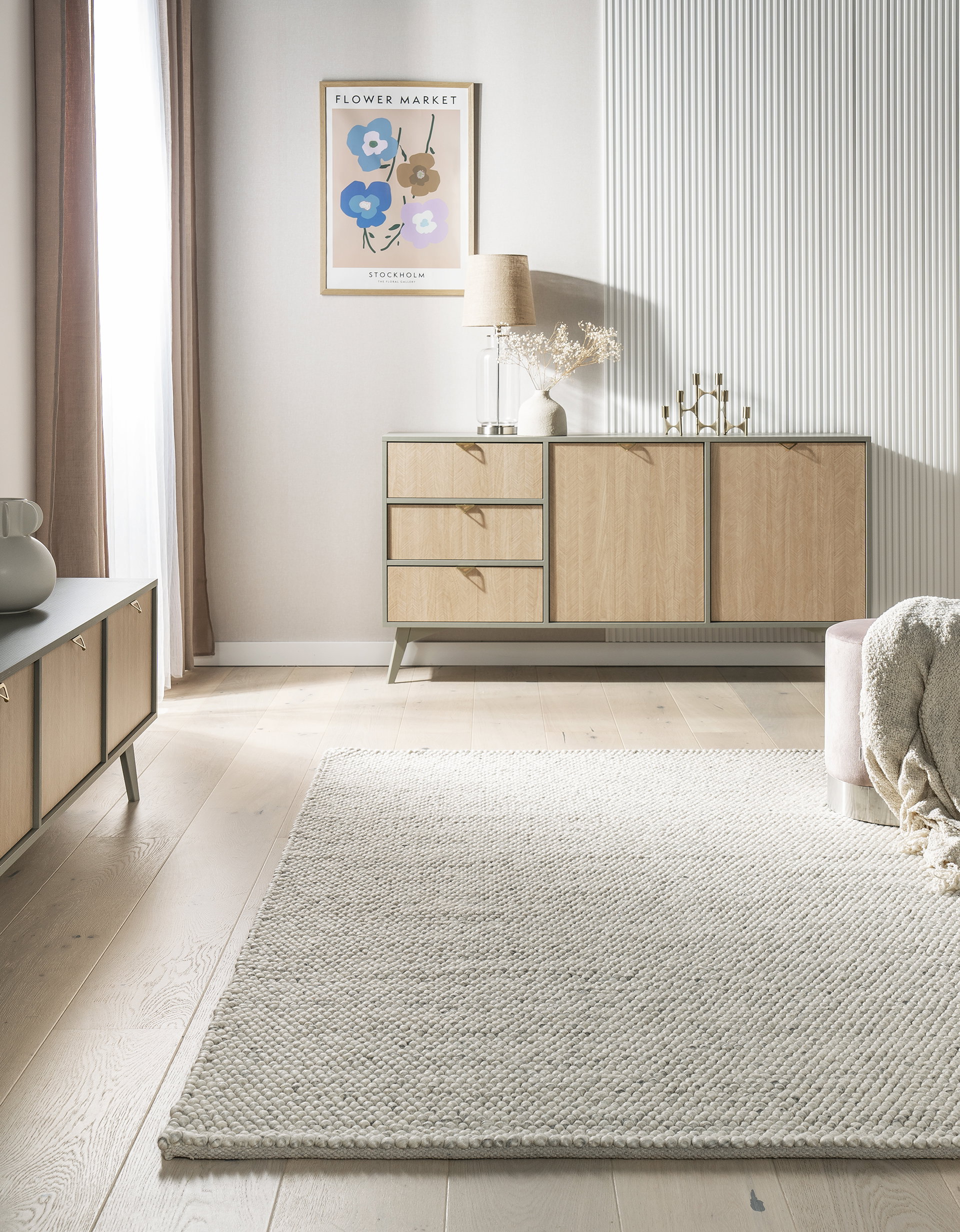 Komfort_Dywan Loopy Cream