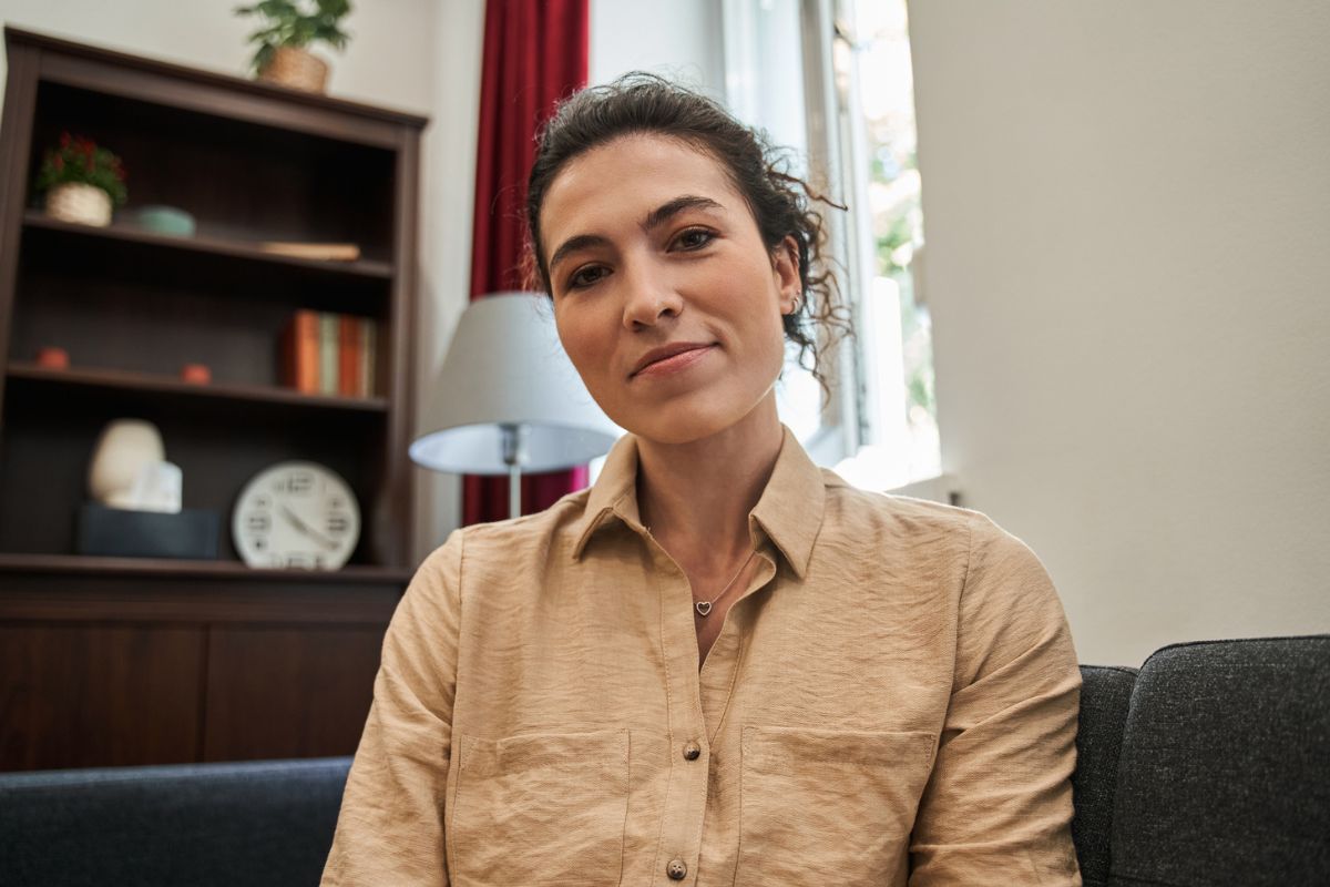 pewna siebie kobieta