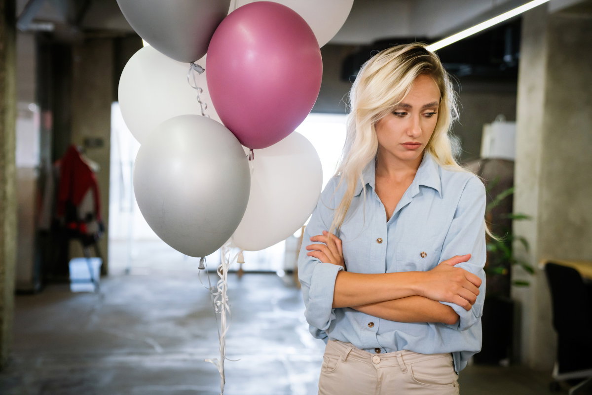 kobieta na przyjęciu