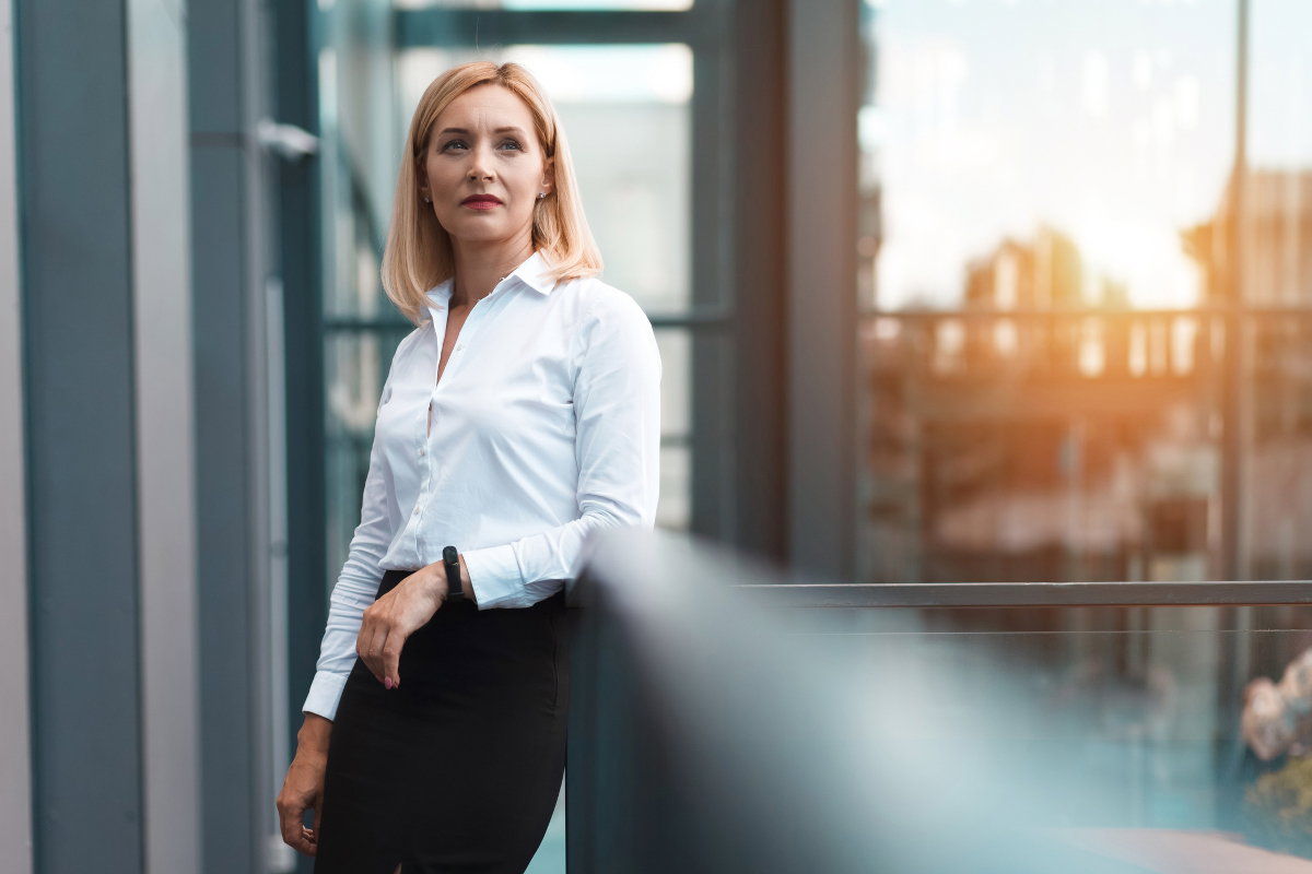 kobieta w biurze