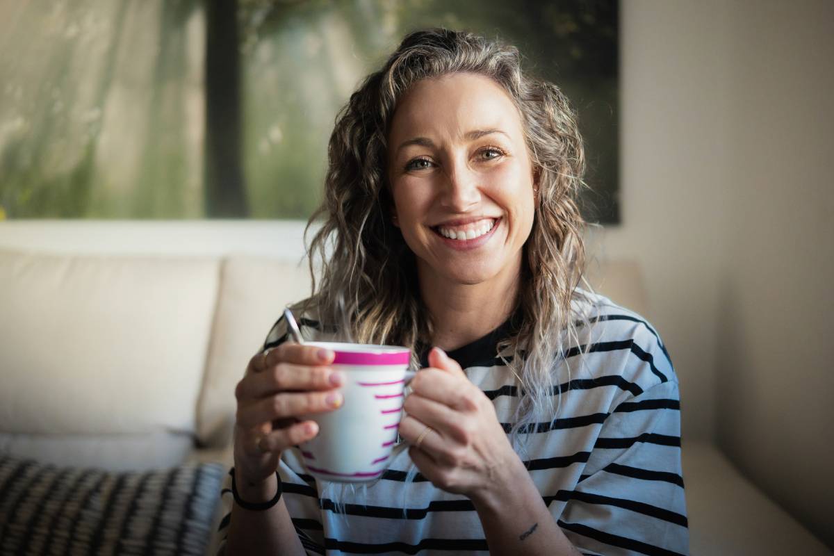 uśmiechnięta kobieta