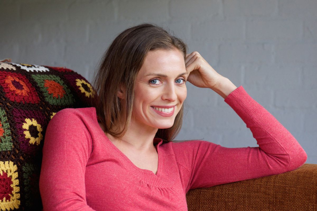 uśmiechnięta kobieta