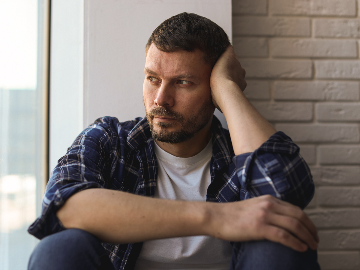 osuzkany mężczyzna