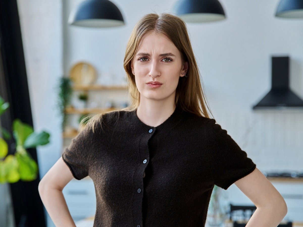 zdenerwowana kobieta