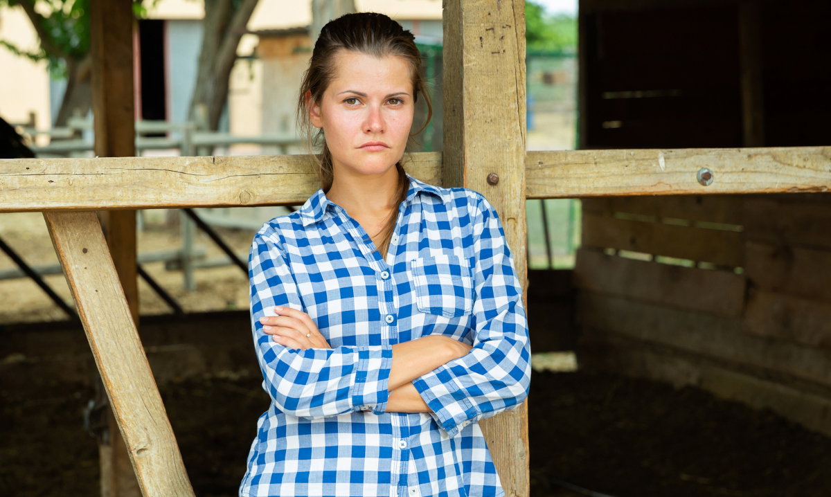 niezadowolona kobieta