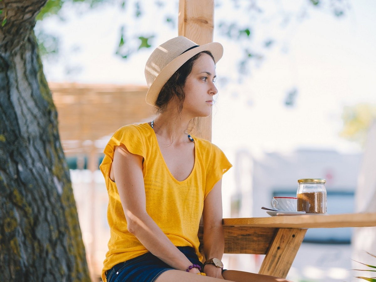 kobieta na wczasach w Chorwacji