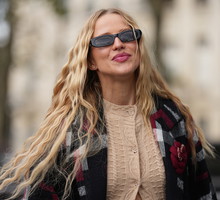Street Style - Paris Fashion Week - Womenswear Spring/Summer 2024 - Day Nine