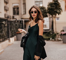 sukienka w stylu slip dress