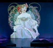 Kadr z wystawy Alfons Mucha - Magia Secesji, fot. Art Box Experience