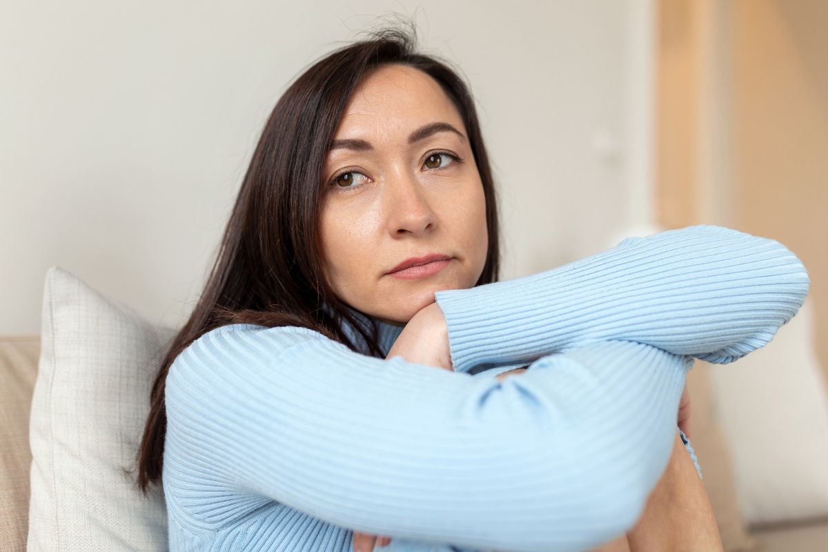 kobieta zmęczona życiem