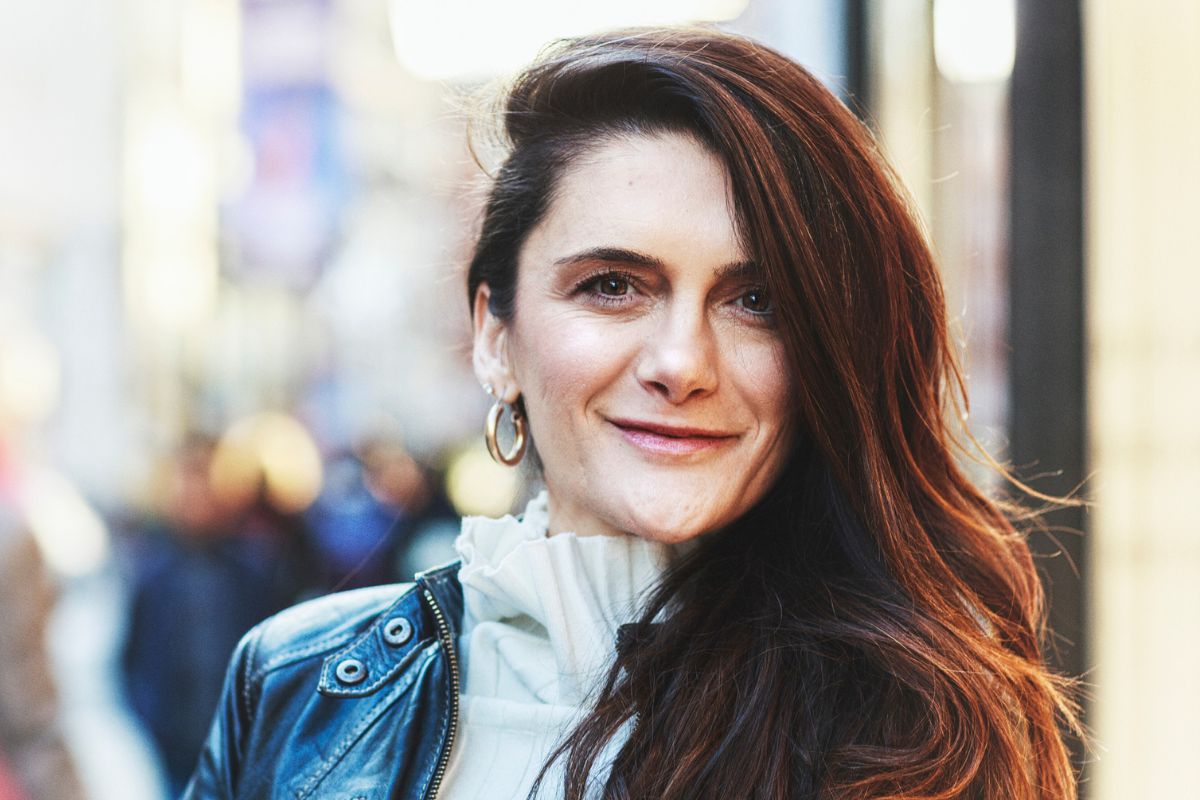 kobieta zadowolona z siebie