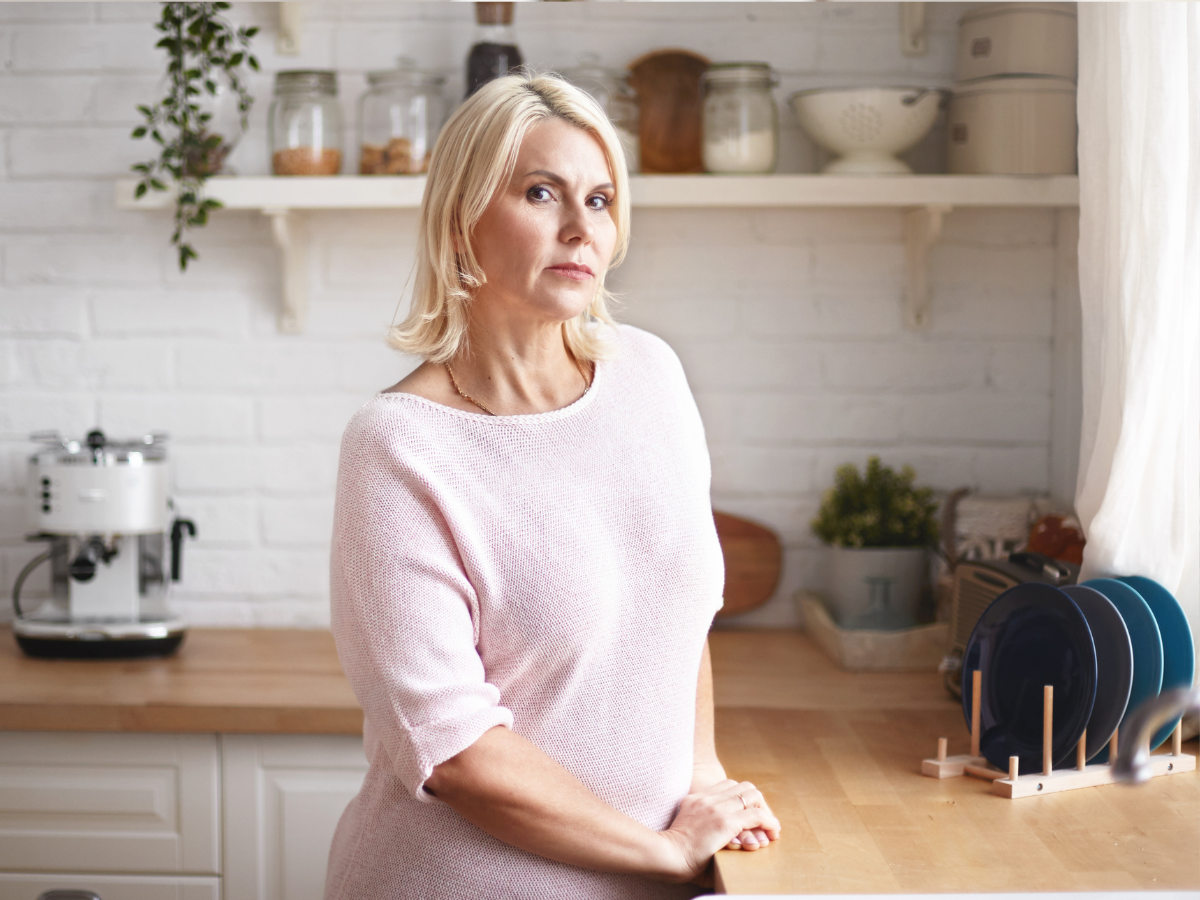 zdenerwowana kobieta