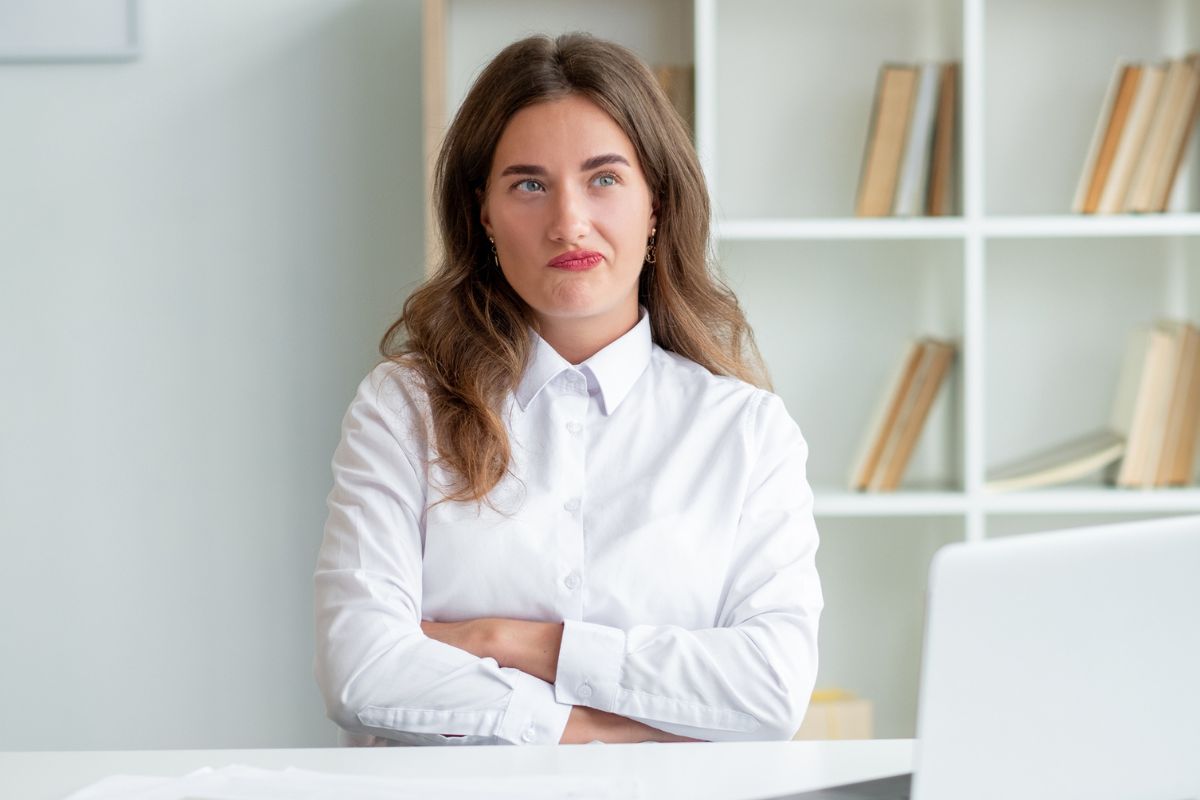 kobieta w biurze