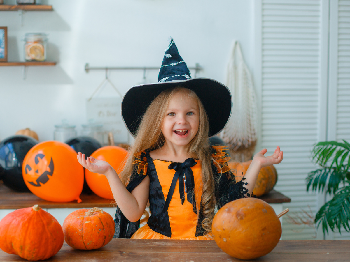 dziewczynka halloween