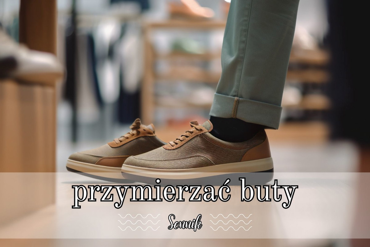 Sennik buty przymierzać