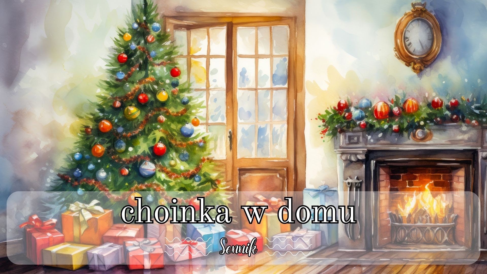 Sennik choinka w domu