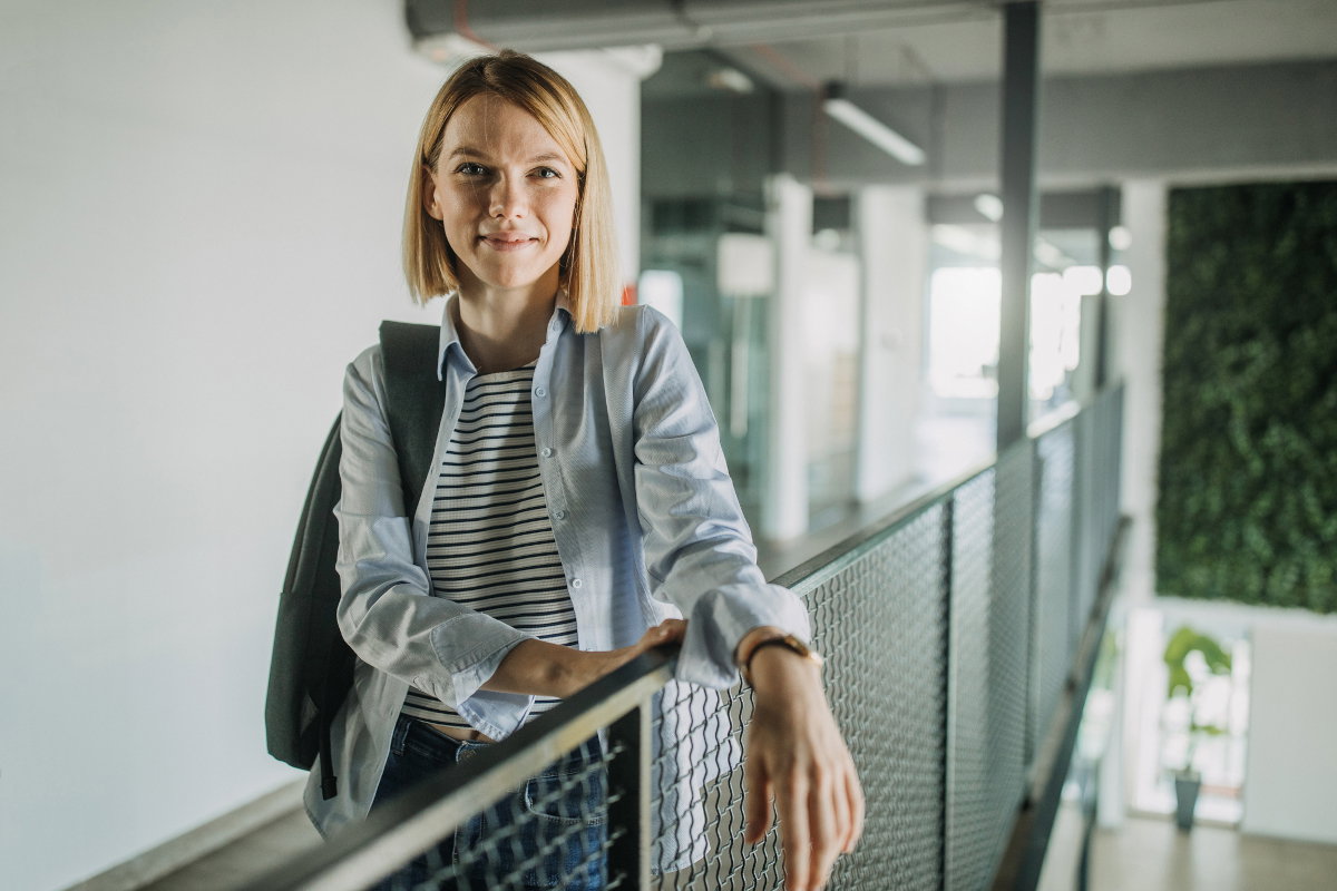 studentka na uczelni