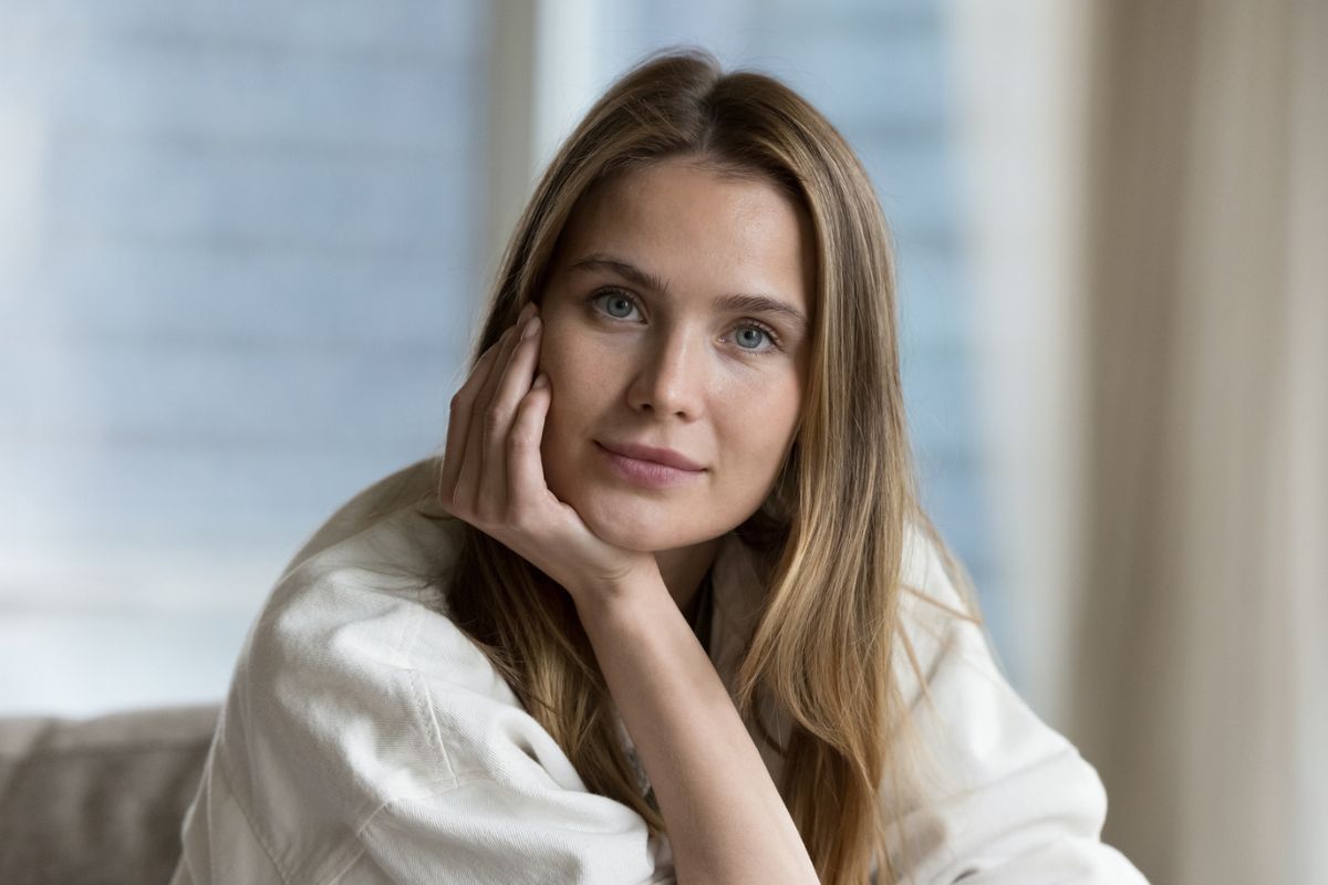 kobieta młoda portret