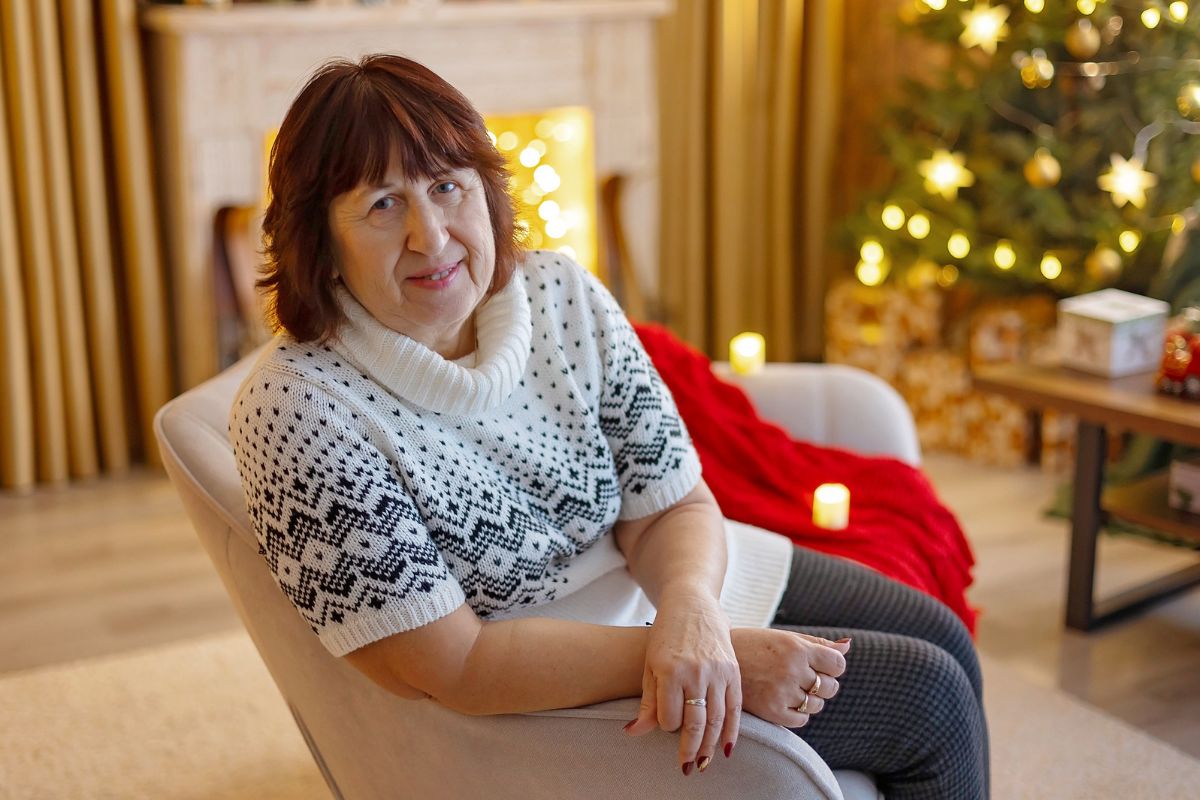 kobieta 70+ Boże Narodzenie