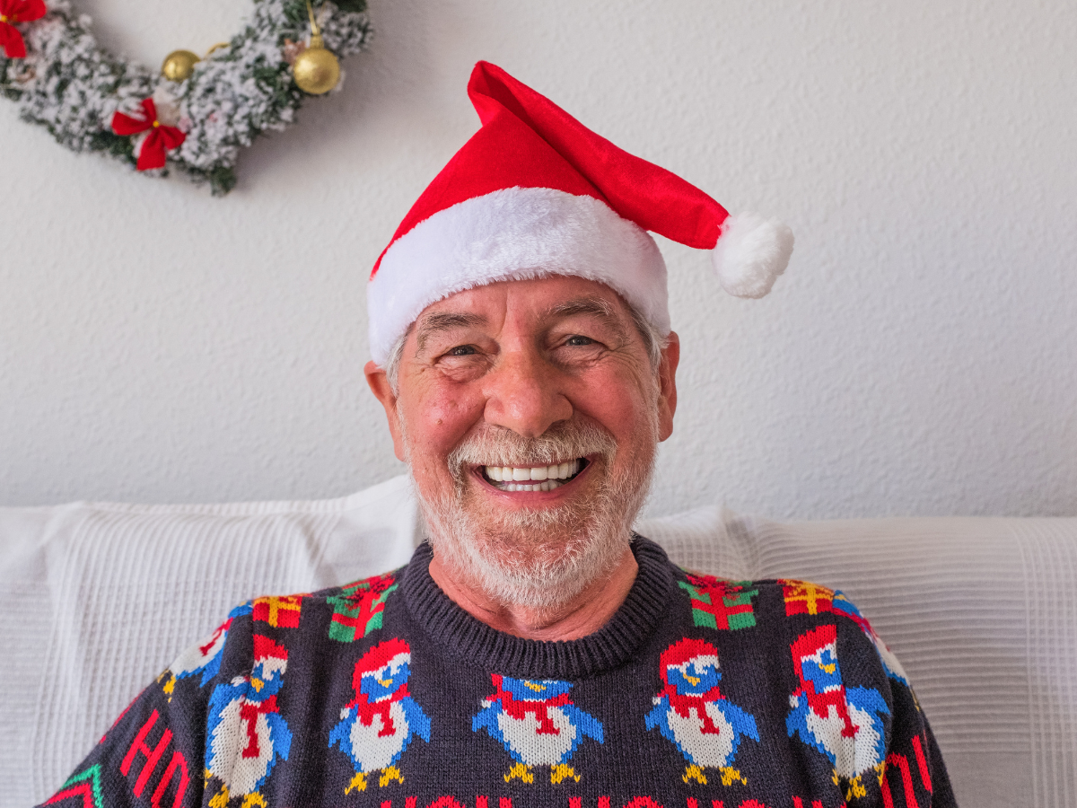 szczęśliwy mężczyzna