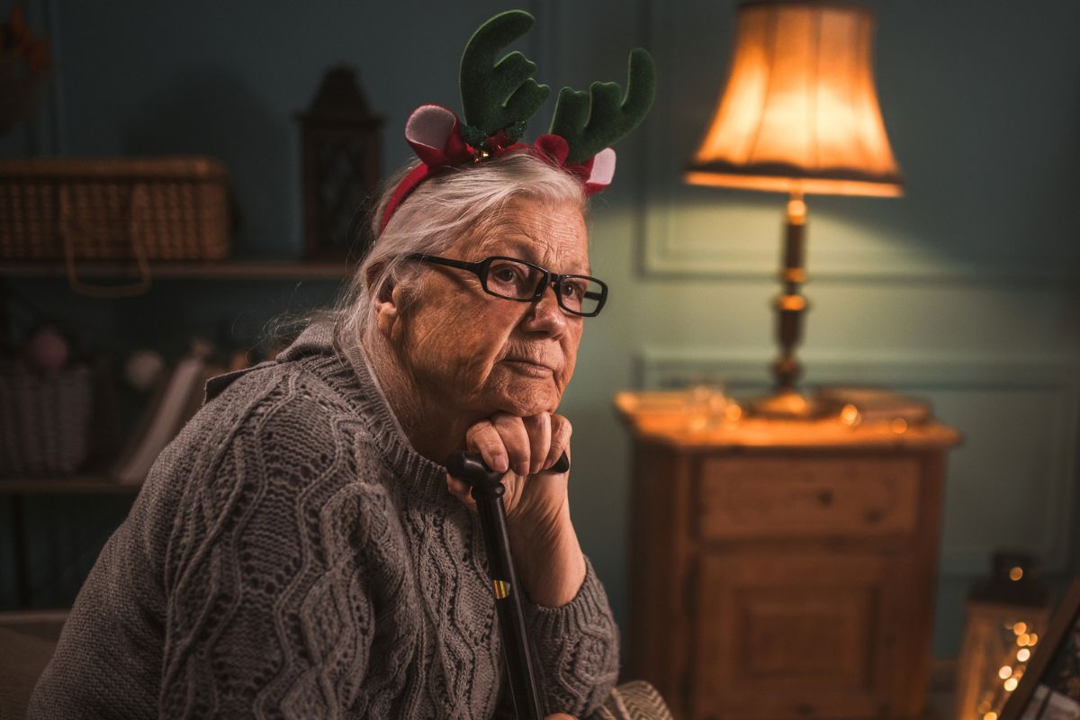 kobieta 70+ Boże Narodzenie