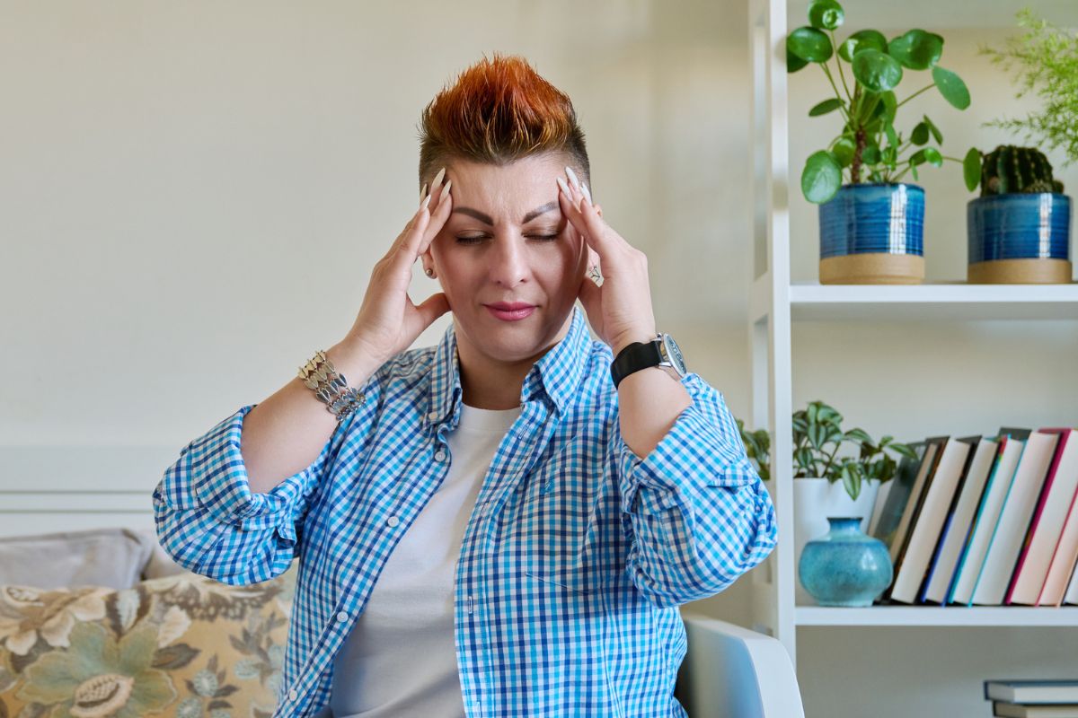 kobieta 40+ załamana