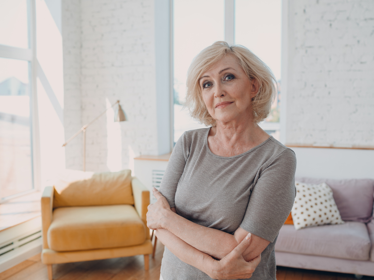 pewna siebie kobieta