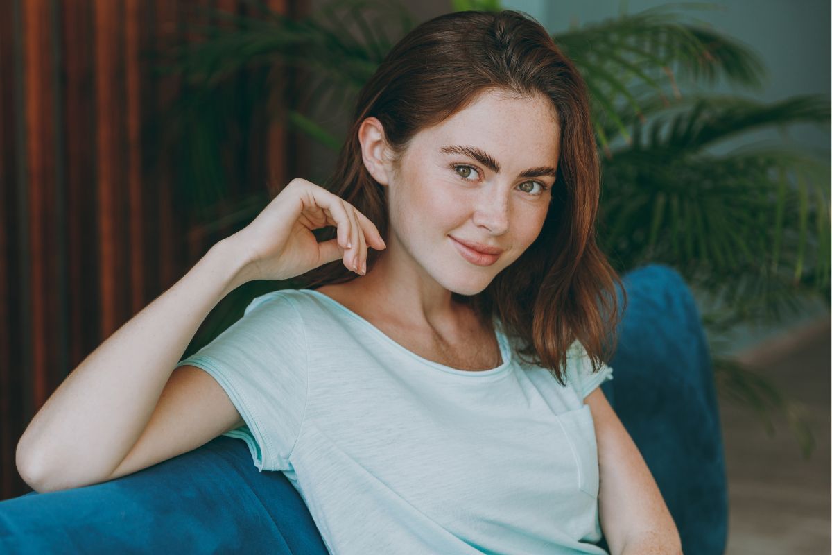 Uśmiechnięta kobieta