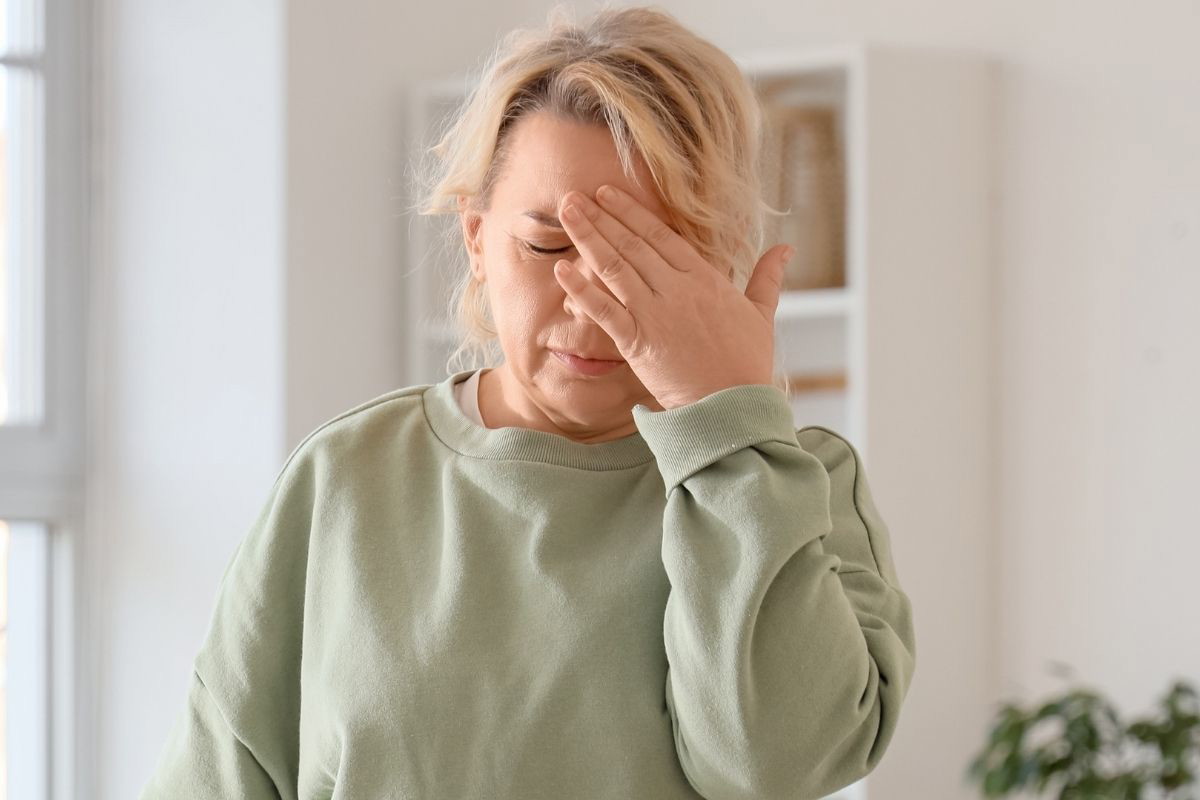 Załamana kobieta