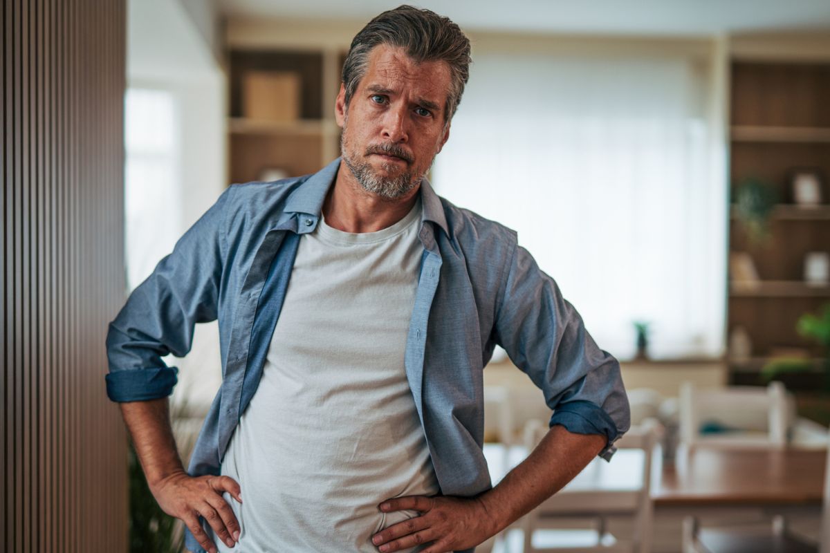 mężczyzna 40+ zły