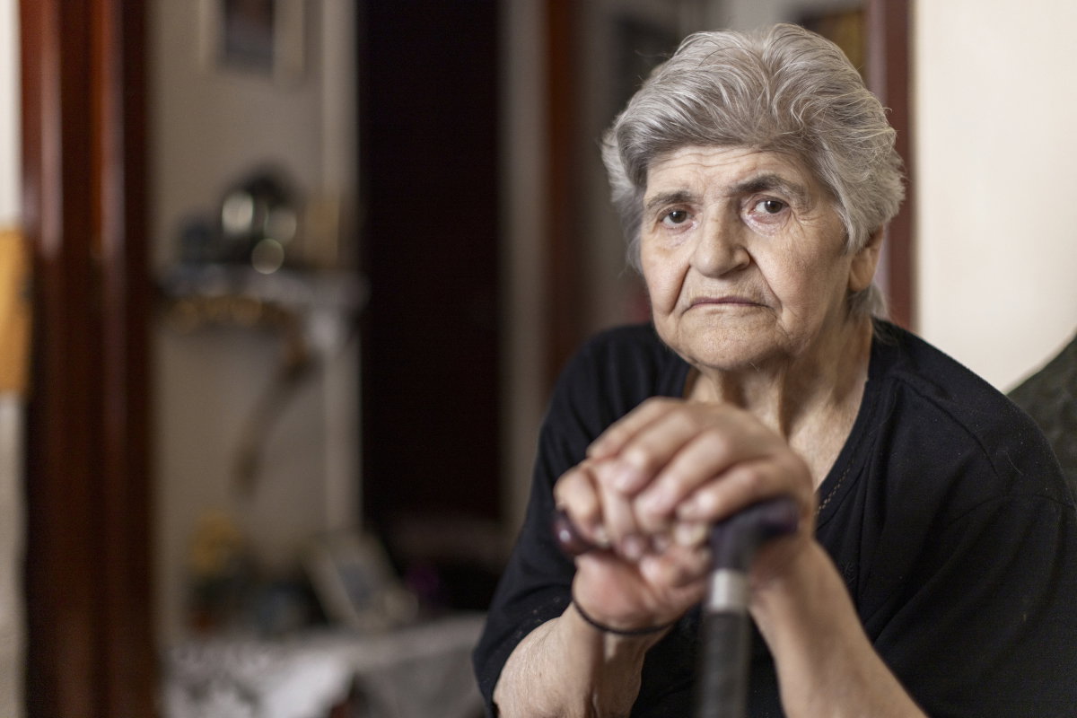 emerytka w mieszkaniu