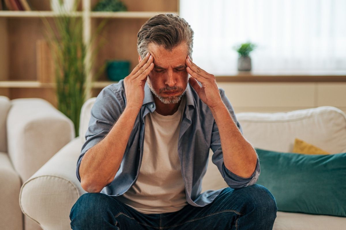 mężczyzna 40+ załamany