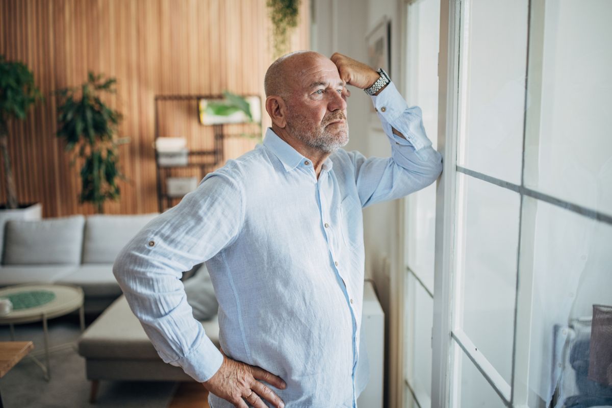 mężczyzna 50+ poważny