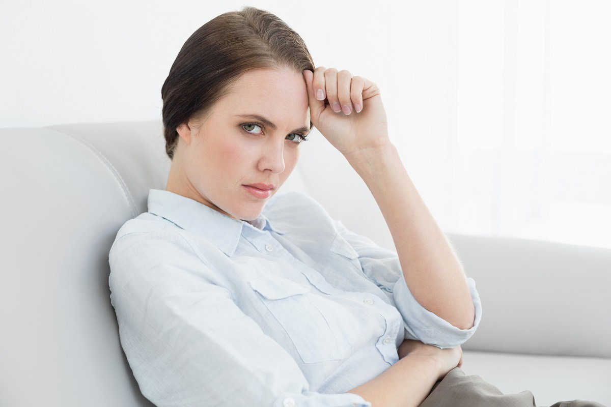 zdenerwowana kobieta