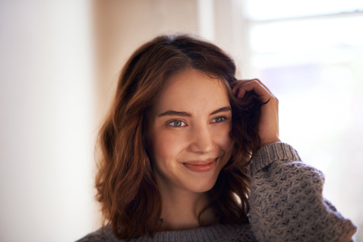 uśmiechnięta kobieta