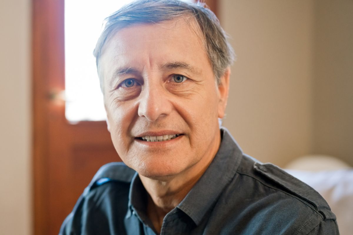 mężczyzna na emeryturze