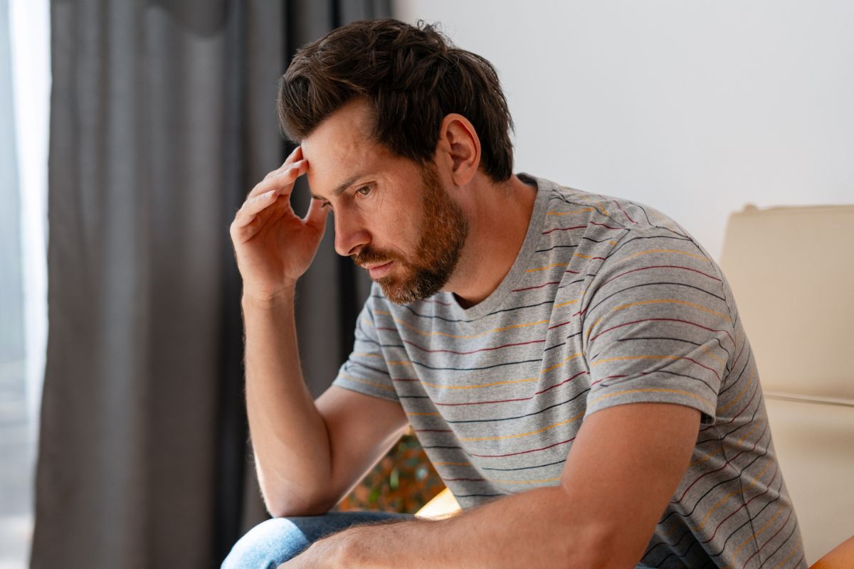 mężczyzna 30+ zmęczony życiem